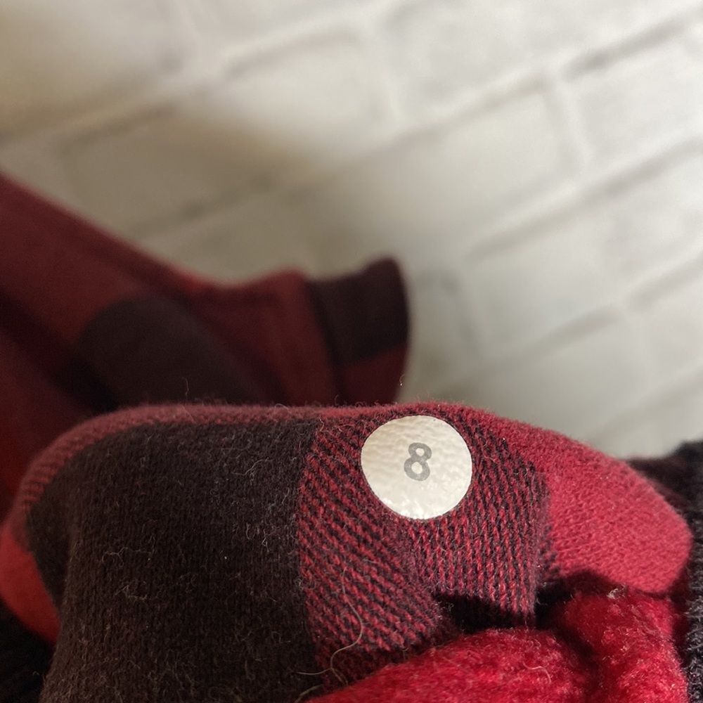 Sz8 Lululemon Buffalo Plaid Hoodie View 4